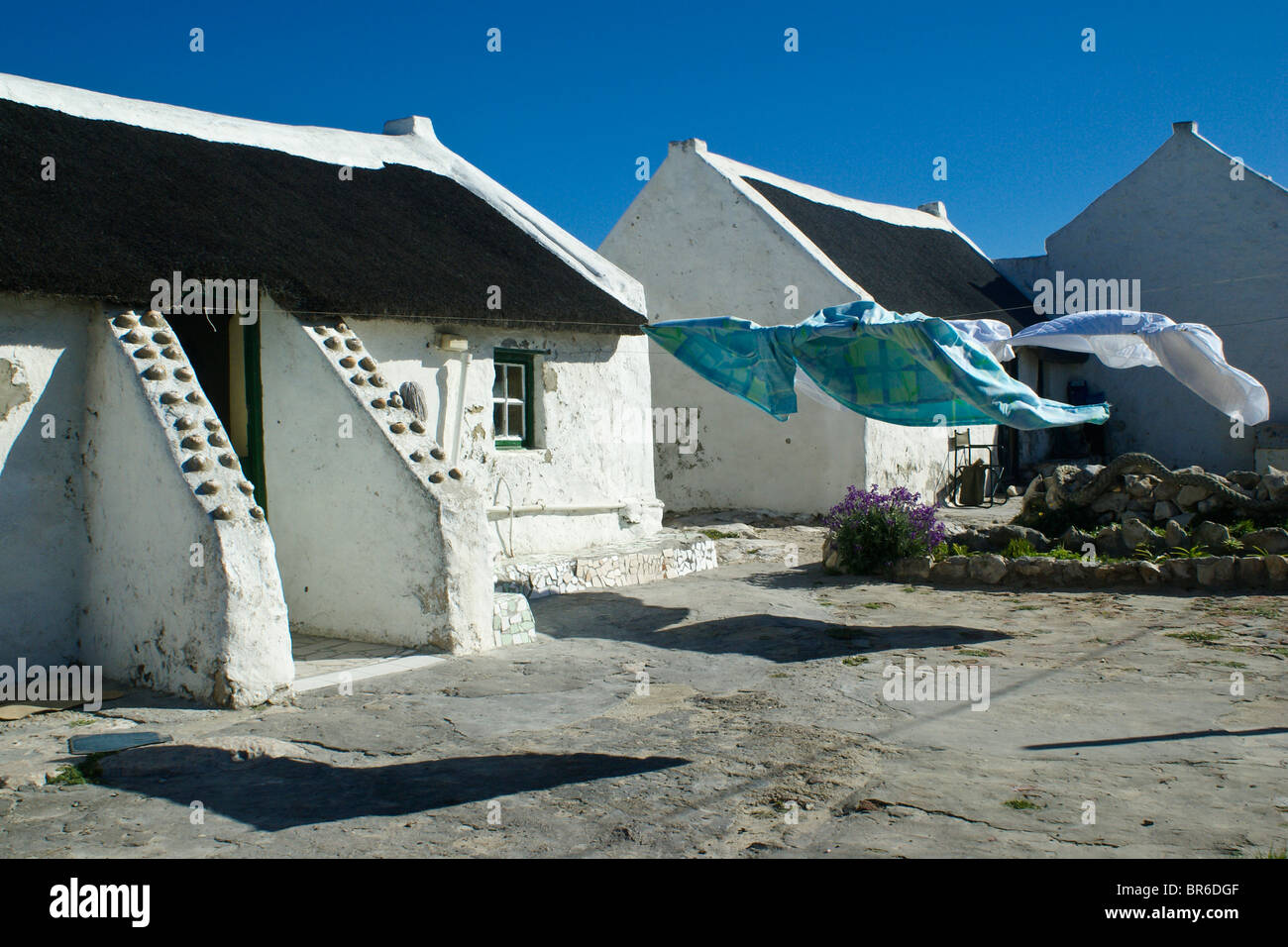 Fischerhäuser, Kassiesbaai, Arniston, Western Cape, Südafrika Stockfoto