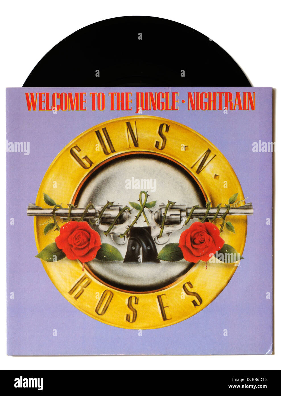 Guns n' Roses willkommen die Dschungel-Single Stockfoto
