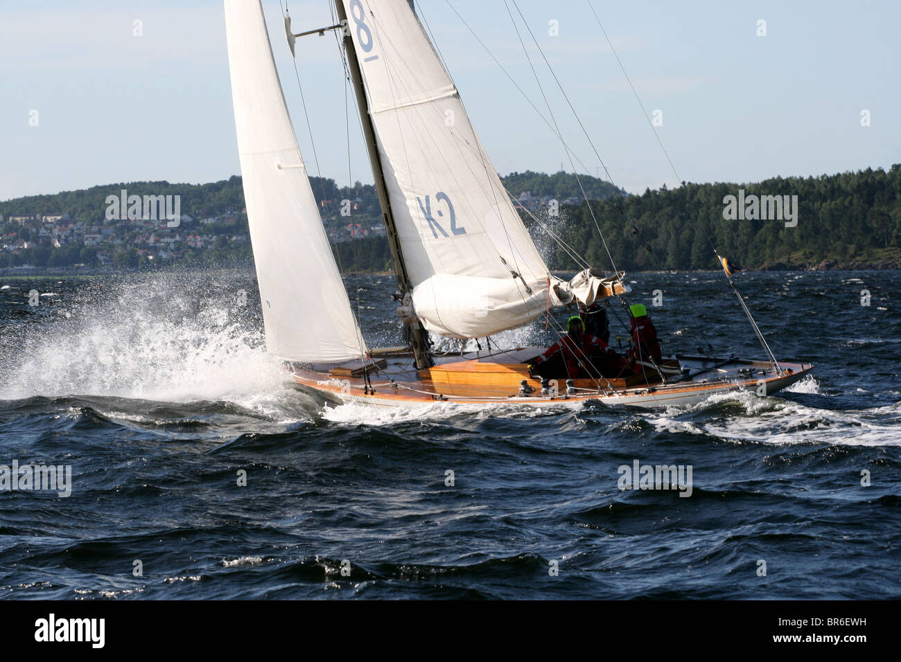 K2, Hollenderseilasen 2009, Oslofjord Stockfoto