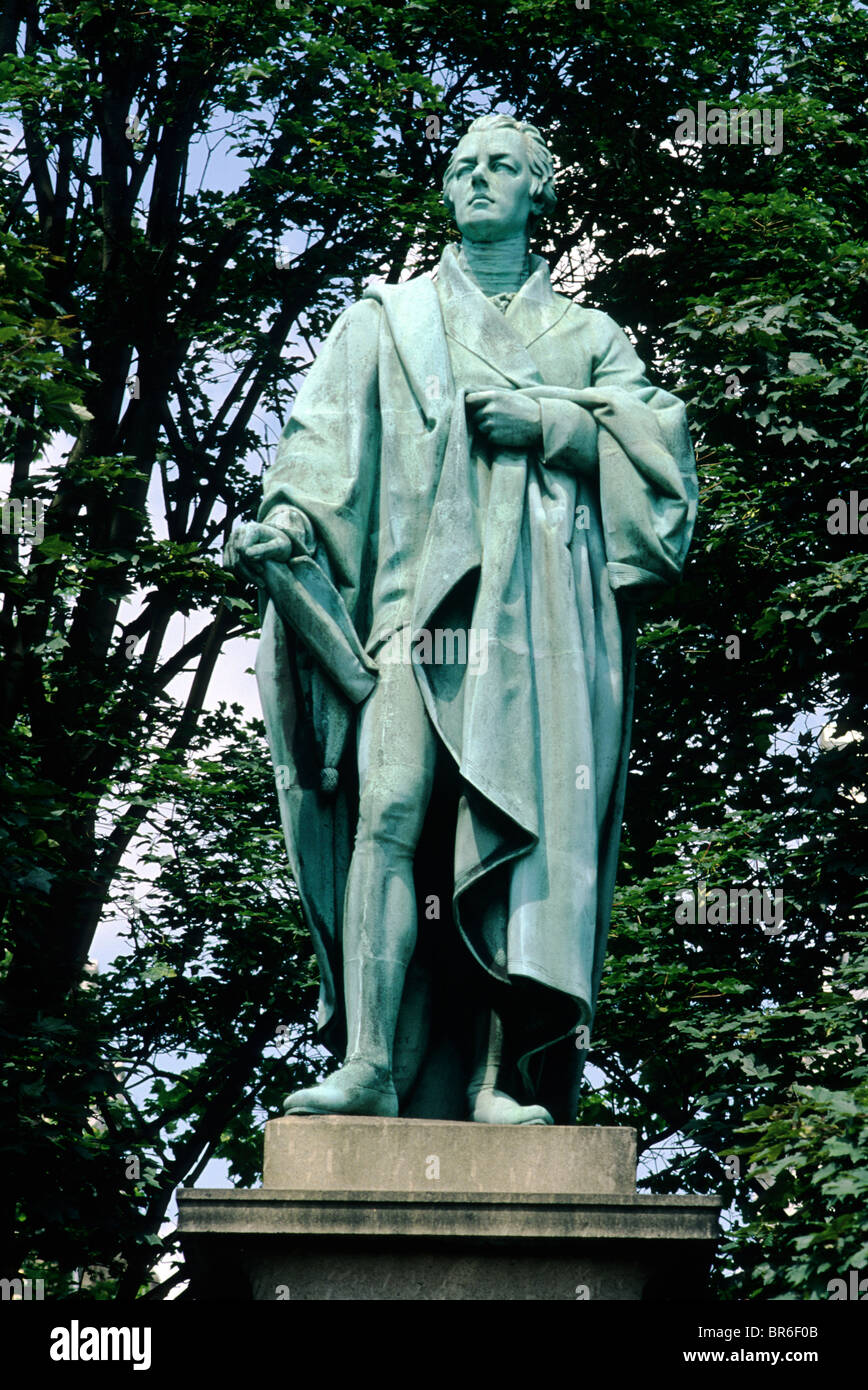 William Pitt der jüngere, Statue 1831 von Original, Hannover Square, London England UK Englisch British Statuen Premierminister Stockfoto