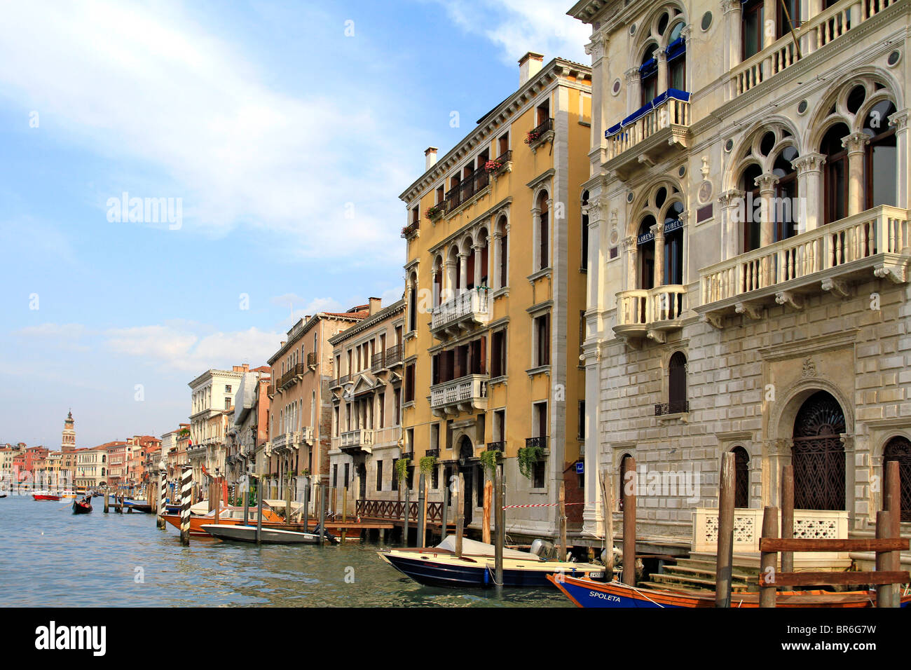 Canale GrandeGrand Canal in Venedig, Italien Stockfoto