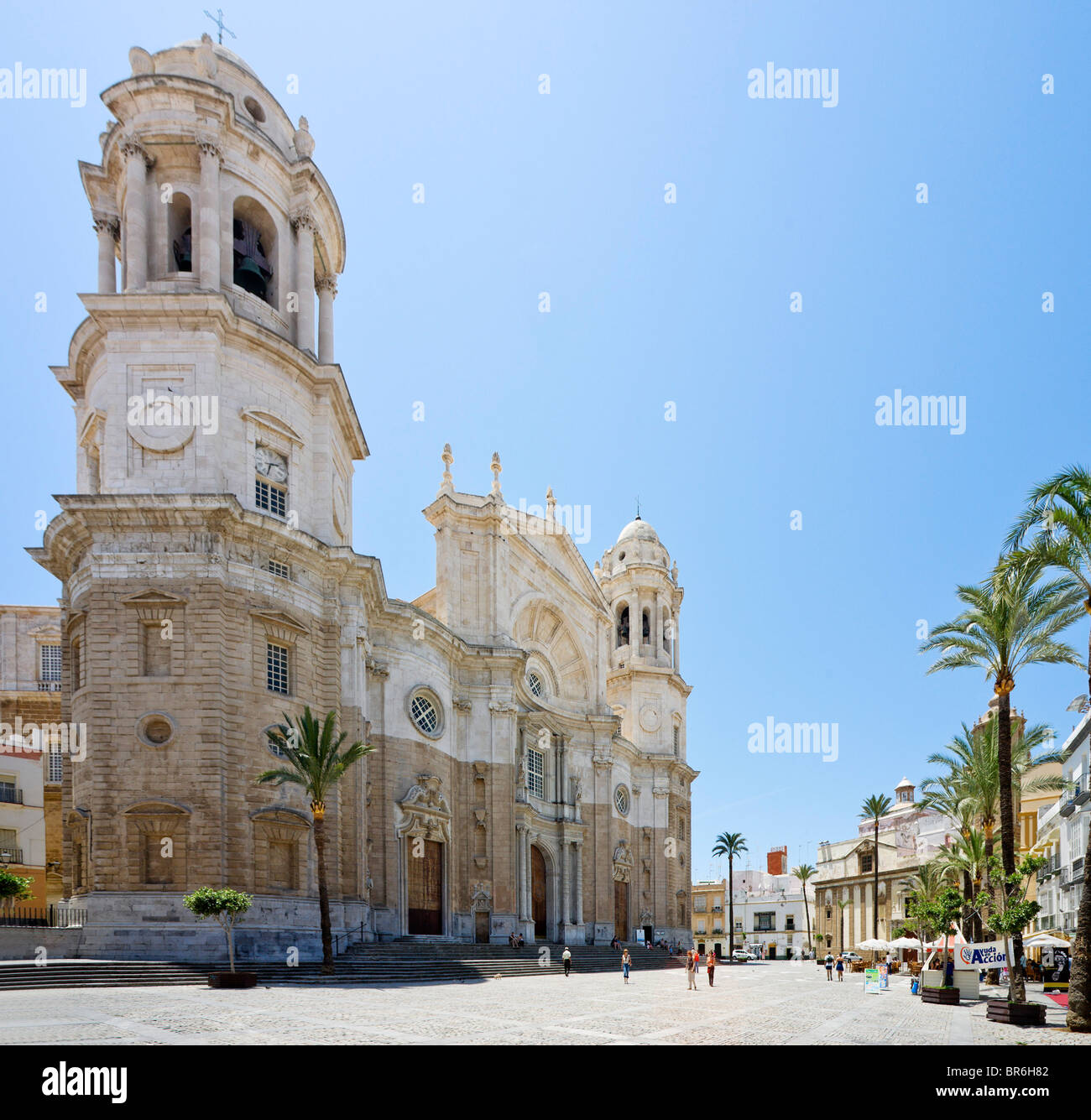 Kathedrale, Plaza De La Catedral, Old Town, Cádiz, Andalusien, Spanien Stockfoto