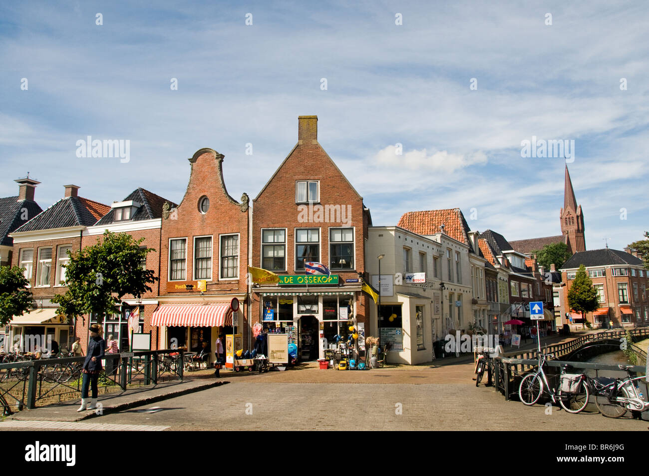 Bolsward Stadt Stadt historische Niederlande Friesland Stockfoto