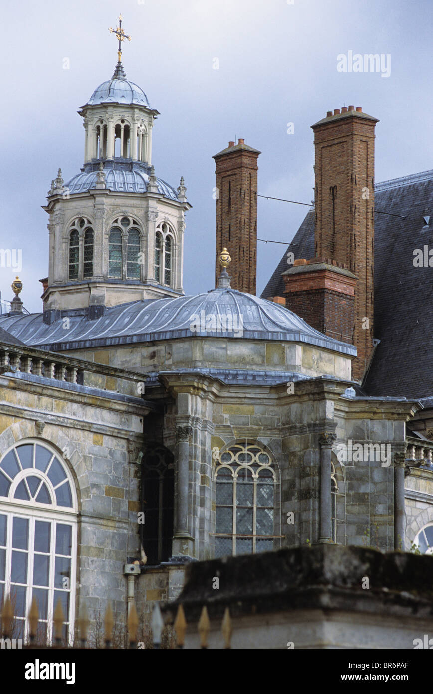 Chateau de Fontainebleau. Fontainebleau Frankreich Stockfoto