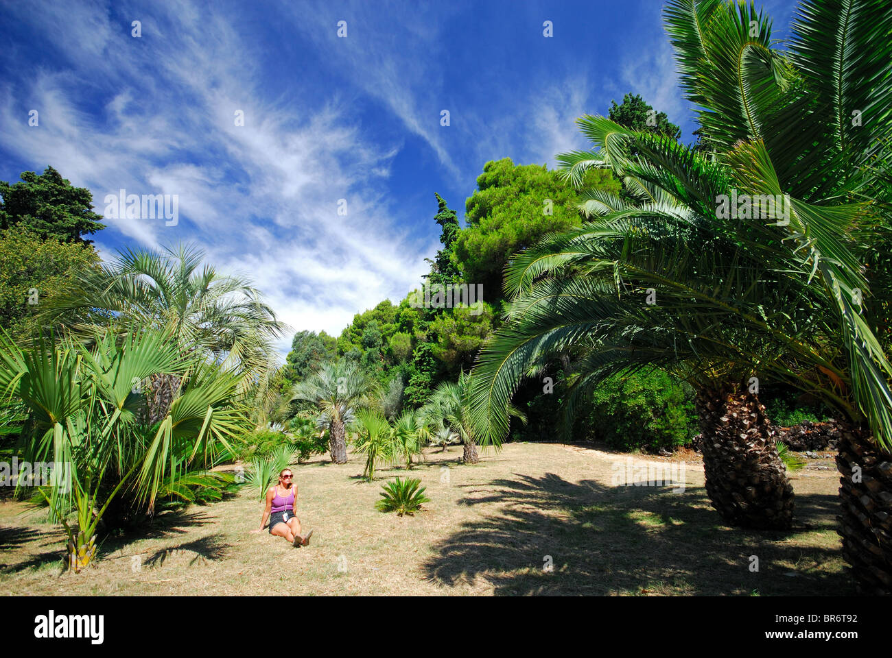 Botanical garden lokrum island dubrovnik Fotos und Bildmaterial in