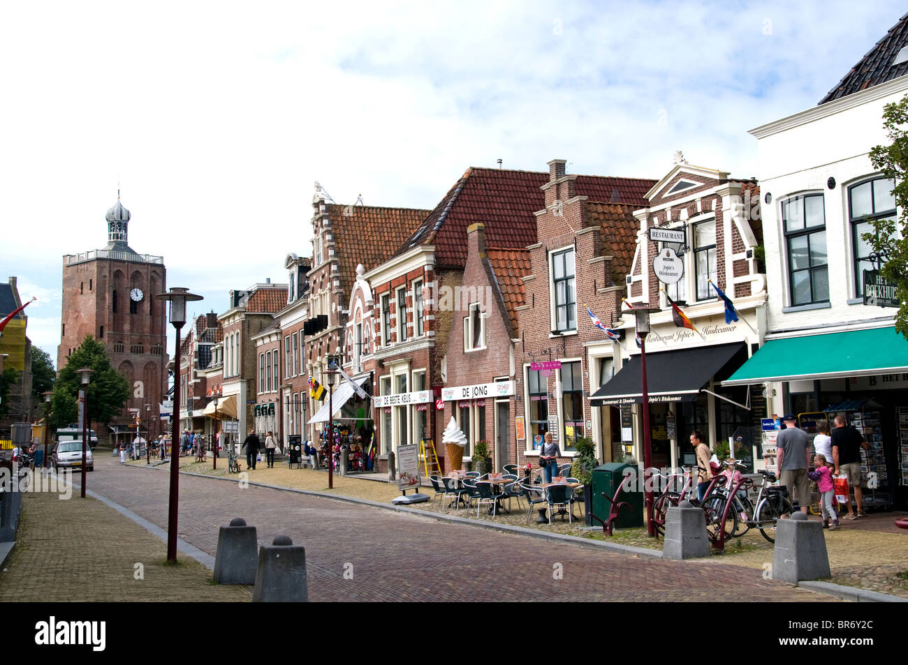 Historische Stadt von Workum Friesland Niederlande Stockfoto