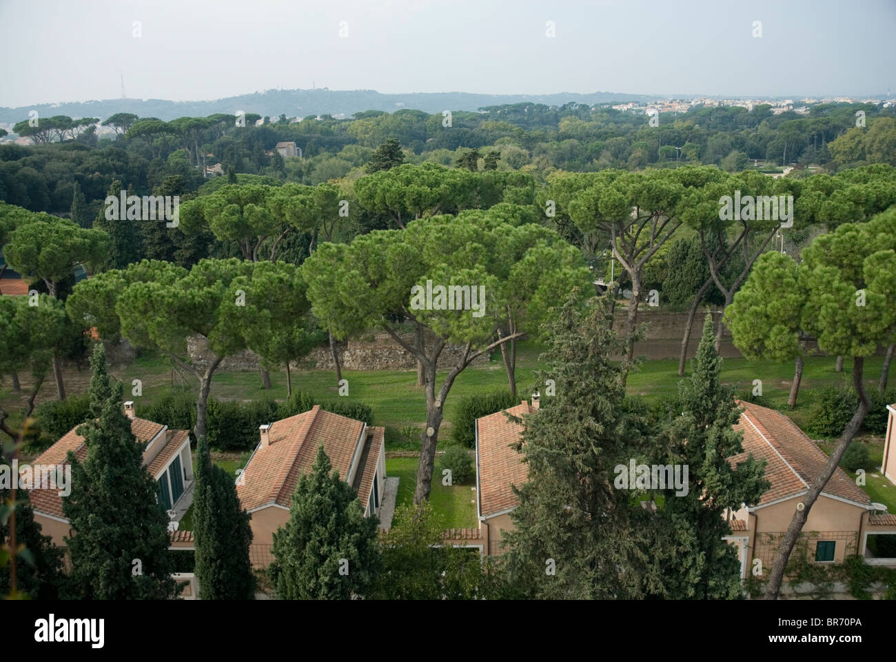 Eine malerische Bild der Villa Borghese in Rom. Stockfoto