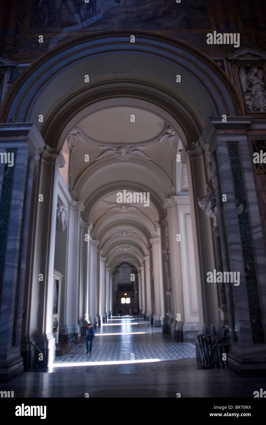 Inneren Bild von San Giovanni In Laterano in Rom. Stockfoto