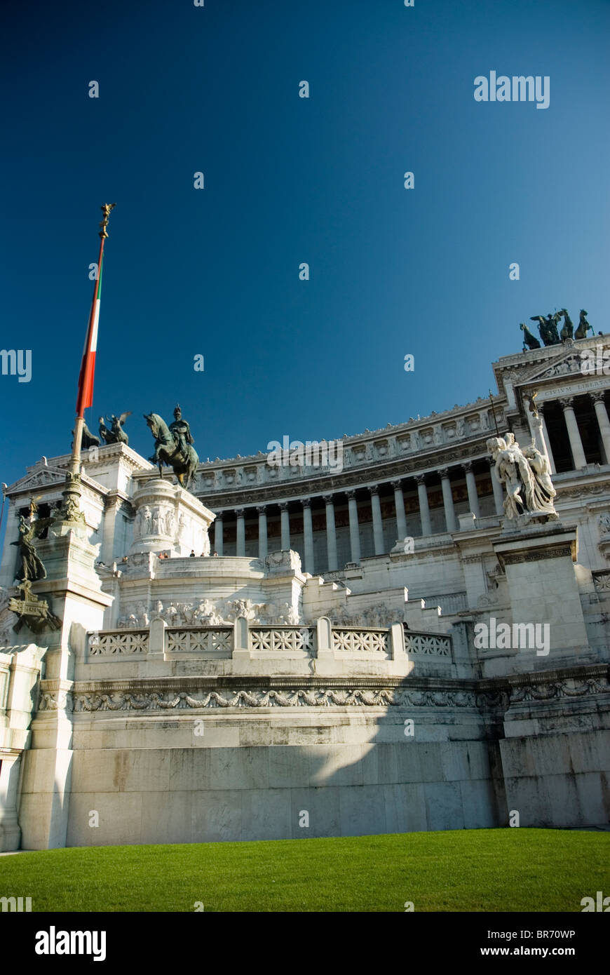 Vittorio Emanuele-Monument in Rom. Stockfoto