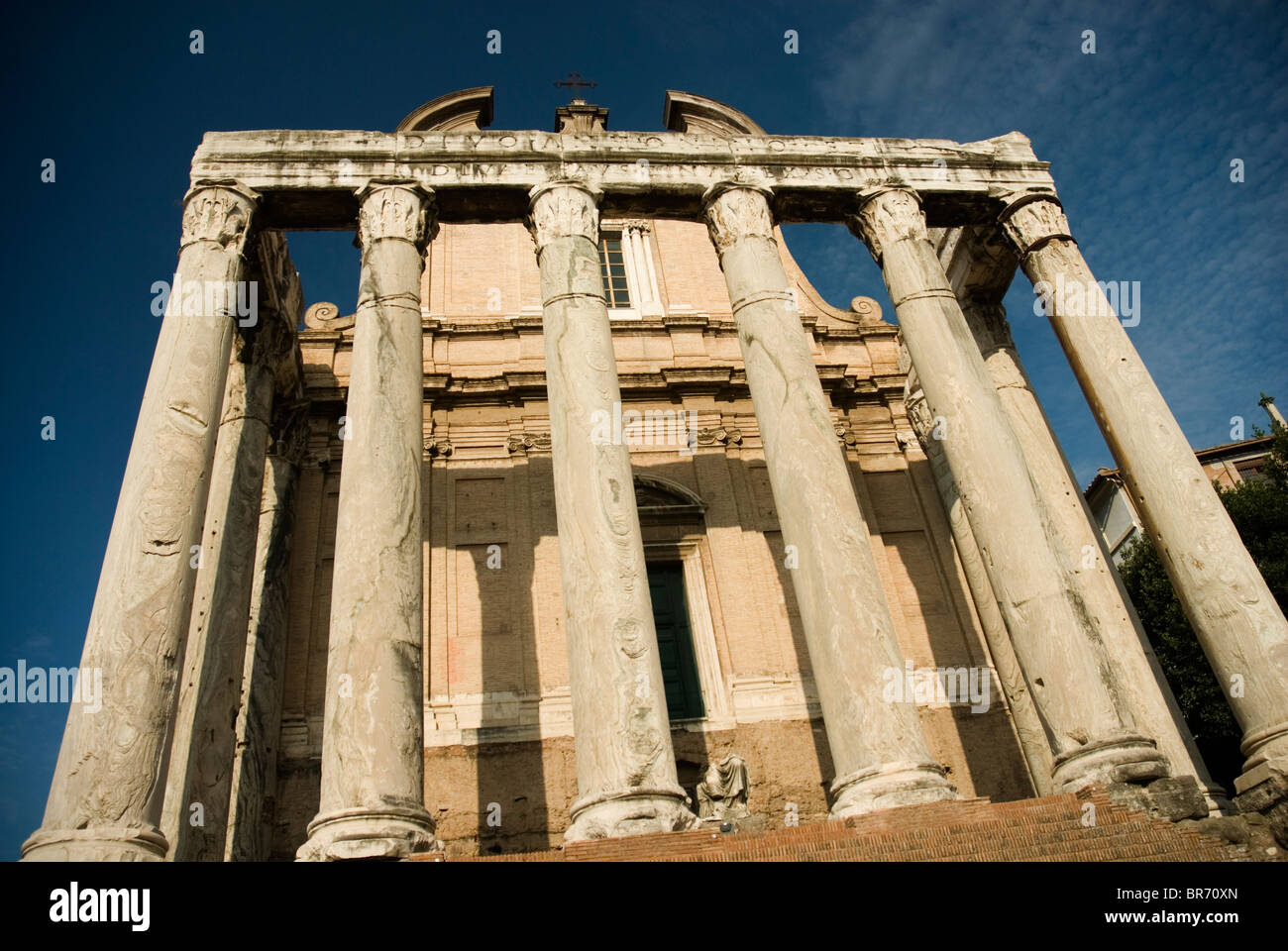 Das Forum Romanum Italien. Stockfoto