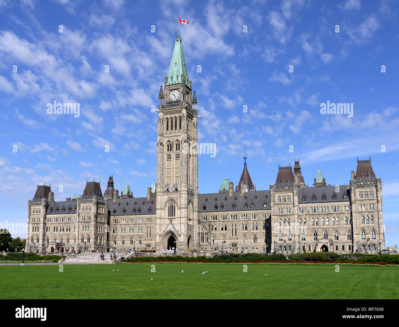 Kanadische Parlamentsgebäude, Ottawa Stockfoto