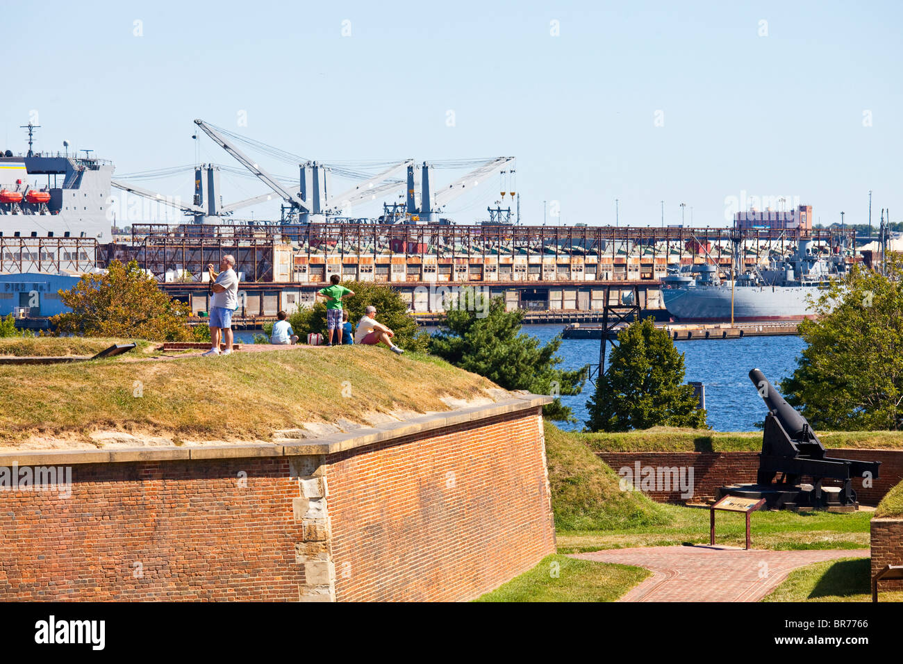 Fort McHenry, Balitmore, MD Stockfoto