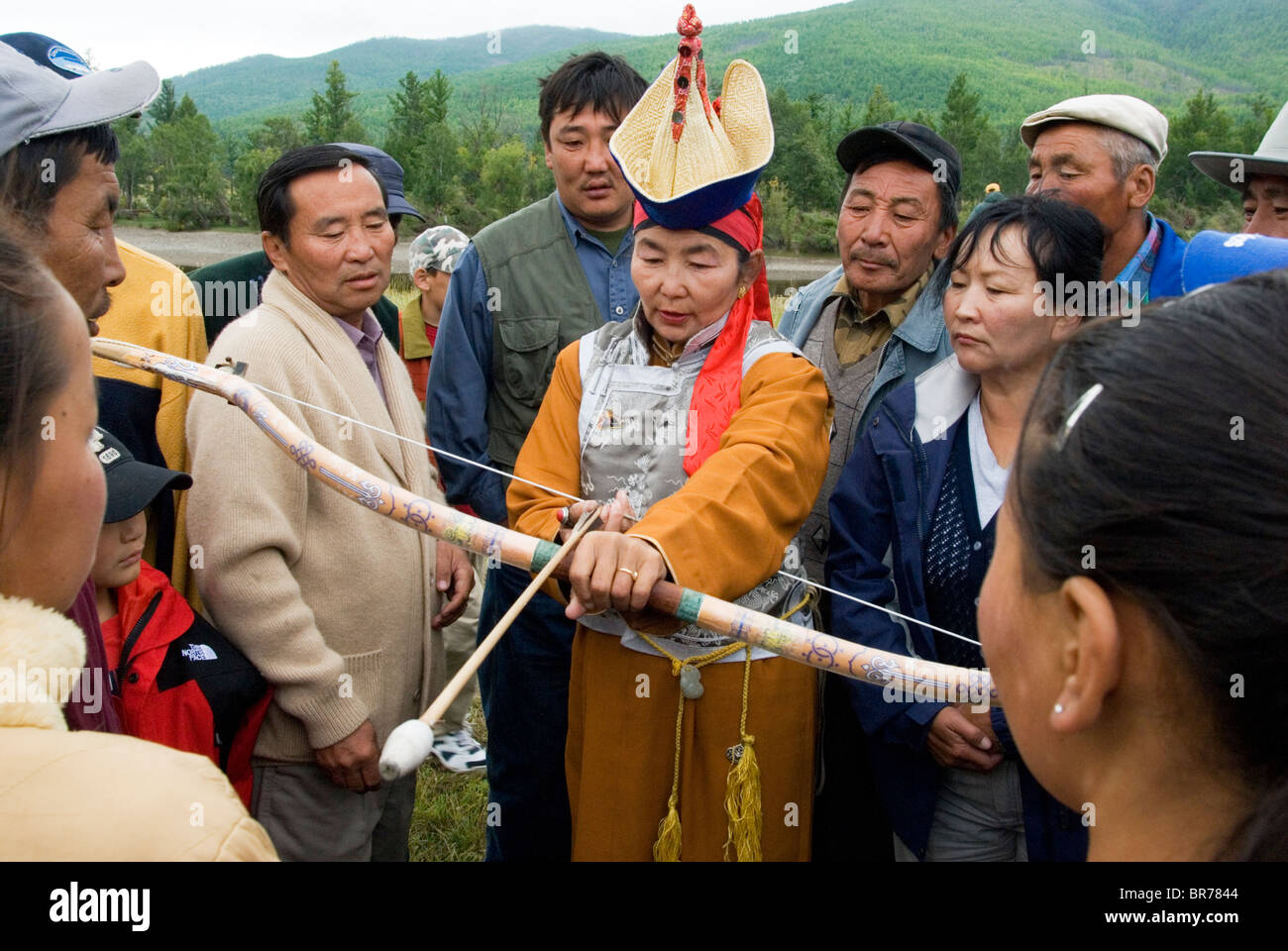 Archer-Mongolei Stockfoto