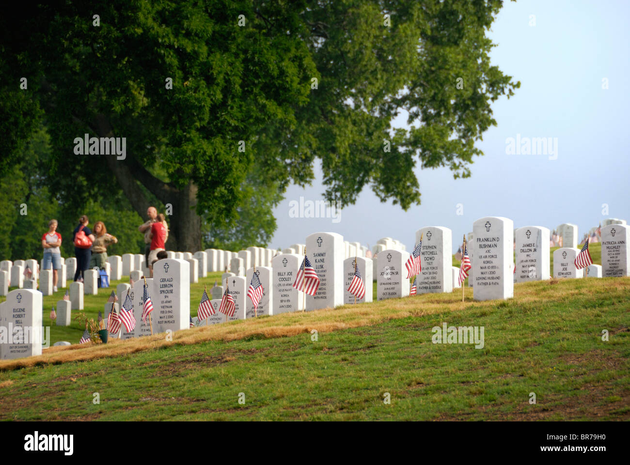 Memorial Day, Nationalfriedhof in Chattanooga, Tennessee, USA Stockfoto