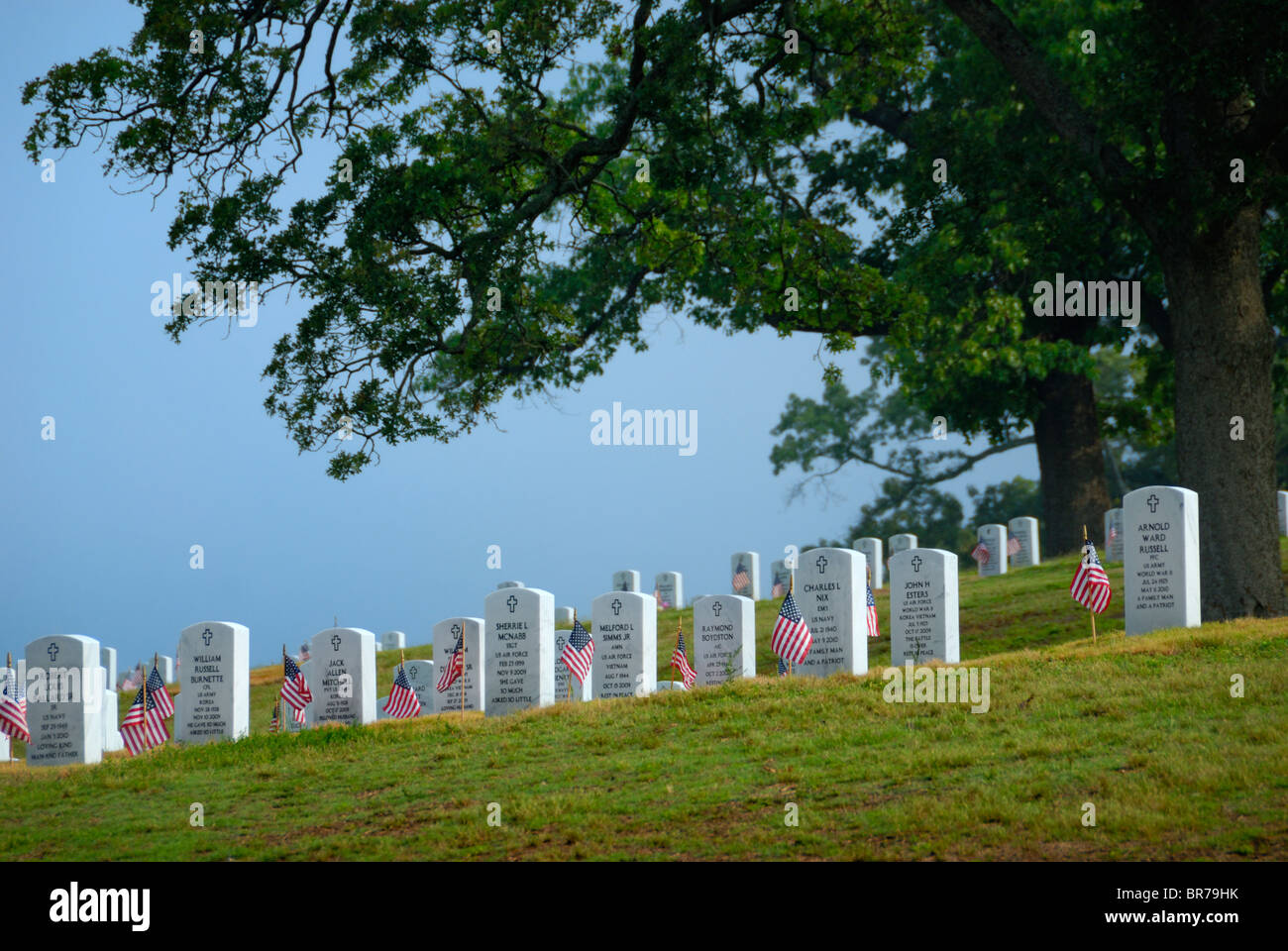Memorial Day, Nationalfriedhof in Chattanooga, Tennessee, USA Stockfoto