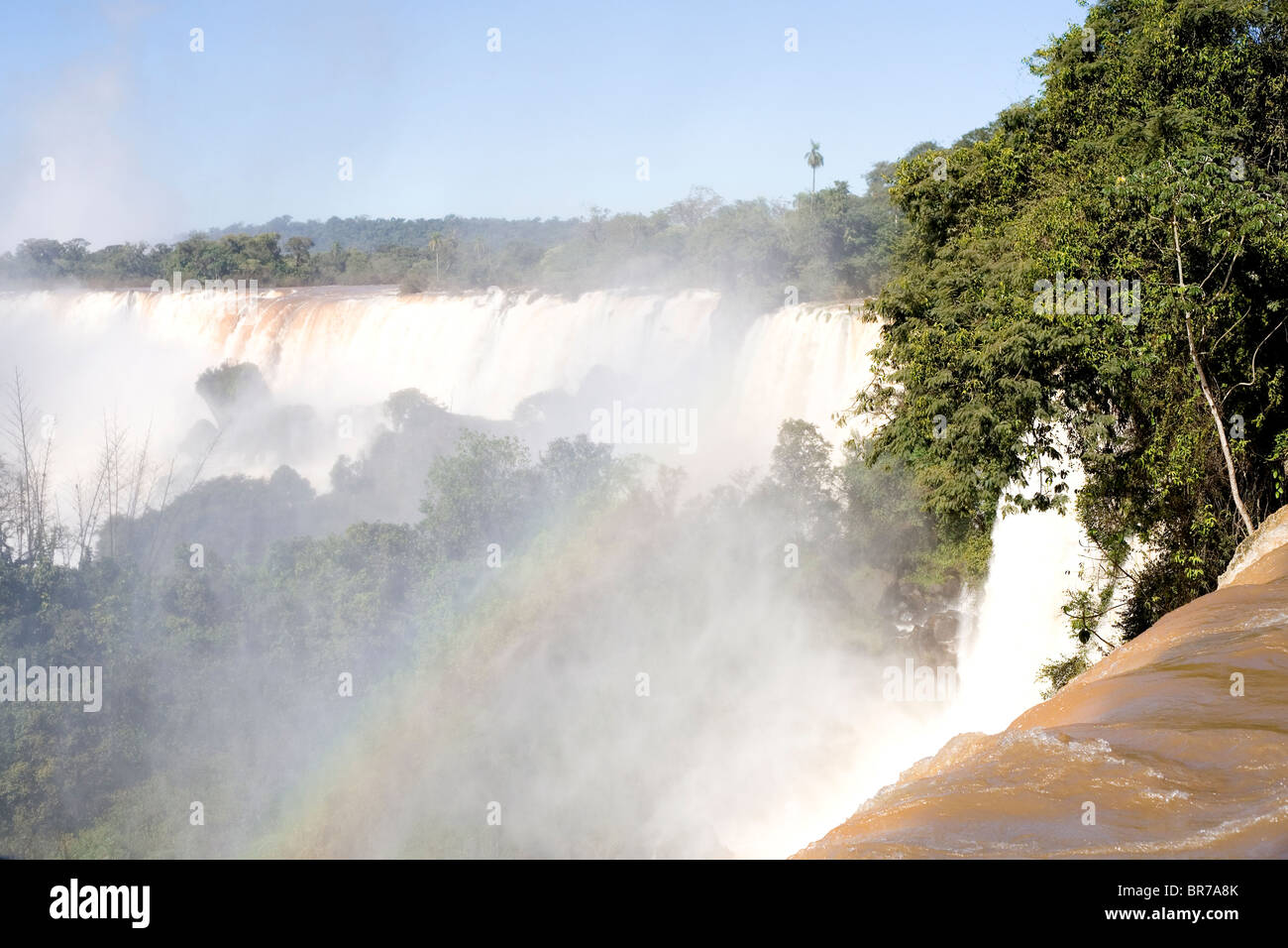 Im Mai Iguazu-Wasserfälle von der argentinischen Seite Stockfoto