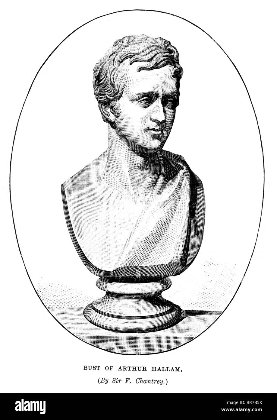 Arthur Henry Hallam (1811 bis 1833) war ein englischer Dichter, am besten bekannt als Motiv für ein Hauptwerk, "In Memoriam A.H.H." Stockfoto