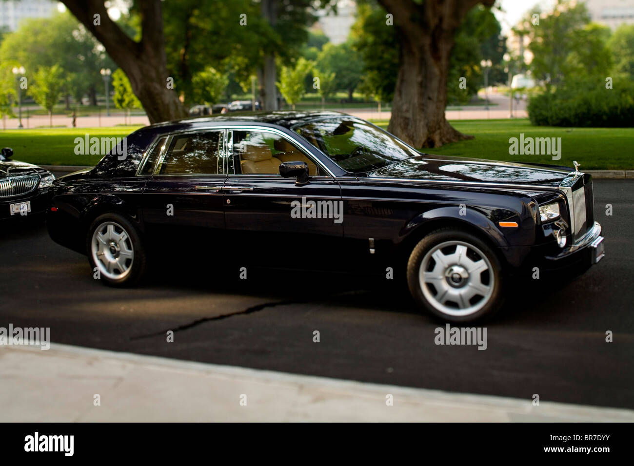 Rolls Royce, die Blairs Autokolonne gehörte. Stockfoto