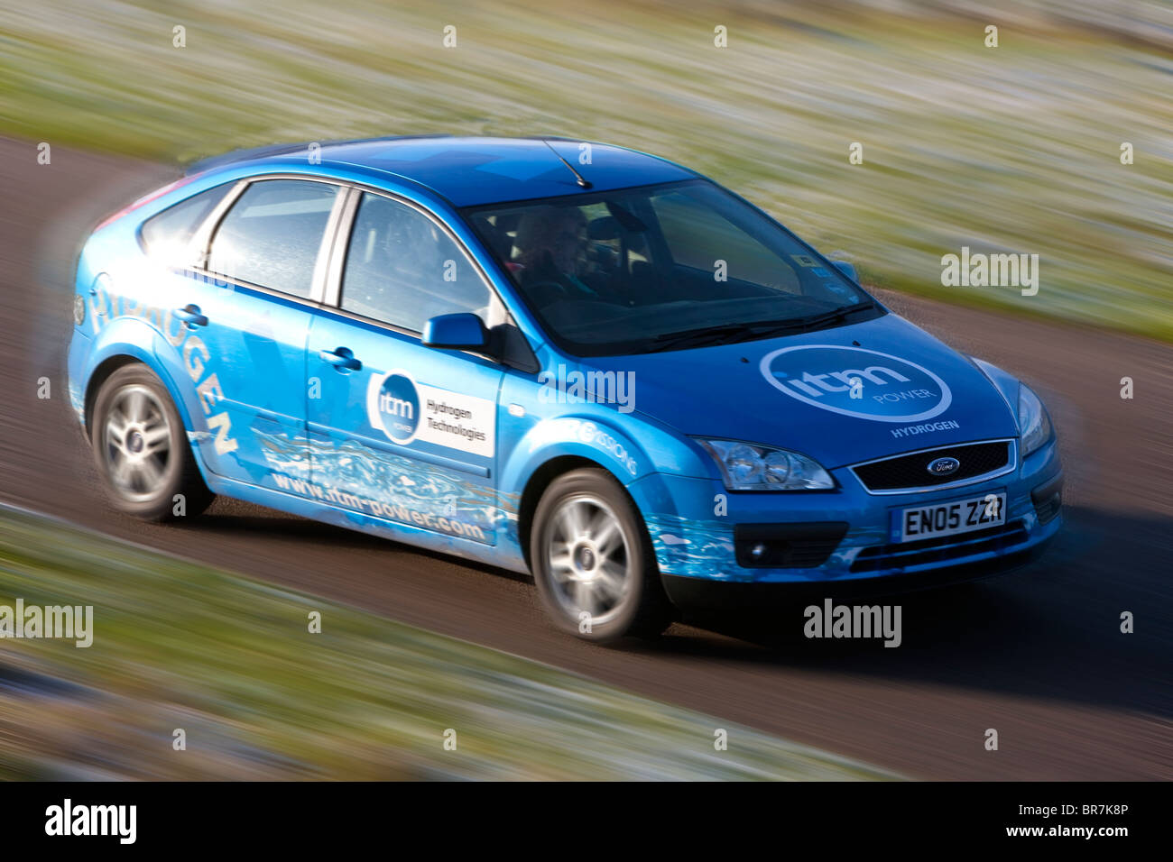 Wasserstoffgas angetrieben Ford Auto im Vereinigten Königreich, entwickelt von Itm industries Stockfoto
