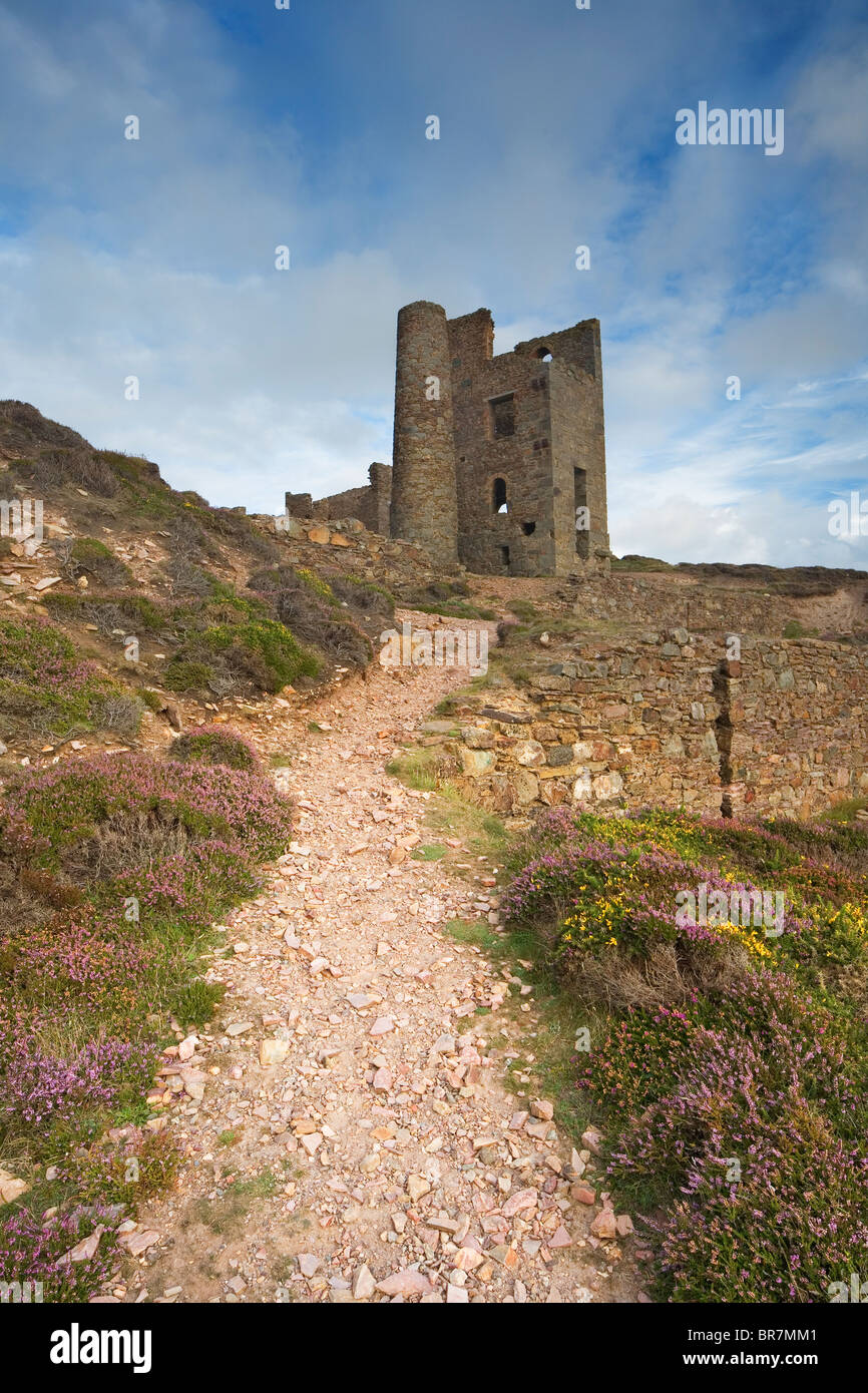Wheal Coates Zinnmine in der Nähe von St. Agnes auf The Cornish Coast, North Cornwall, UK Stockfoto