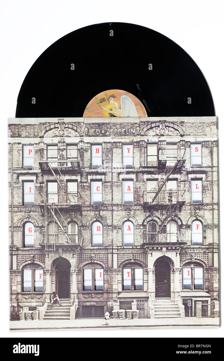 Led Zeppelin Physical Graffiti album Stockfoto