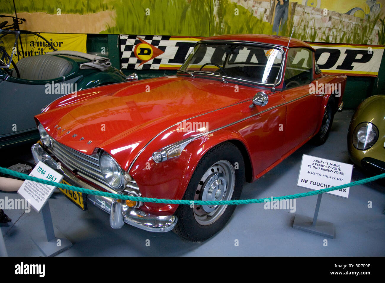 Triumph TR4A im Bentley Wildfowl Motor Museum Stockfoto