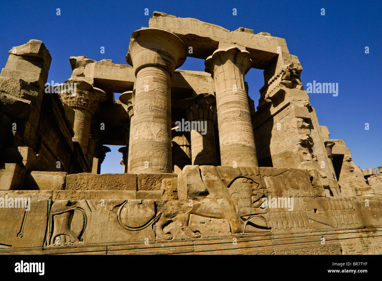 Kom Ombo Tempel, Ägypten Stockfoto