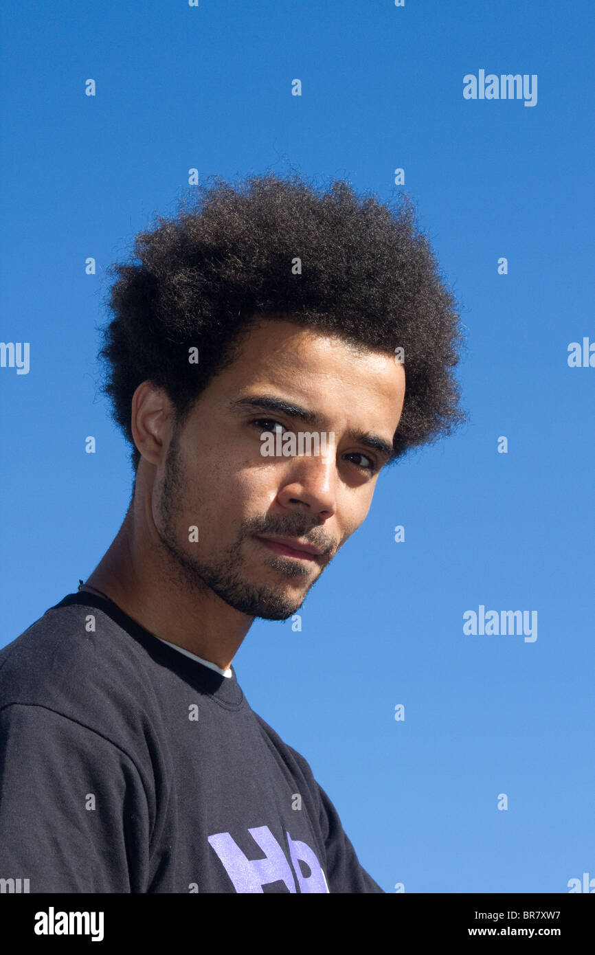 Portrait of Rapper Kingslee James Daley   Hip Hop feiert den 5. Geburtstag der Perth Concert Hall Perths 800 celebrations, Perthshire, Schottland, UK Stockfoto