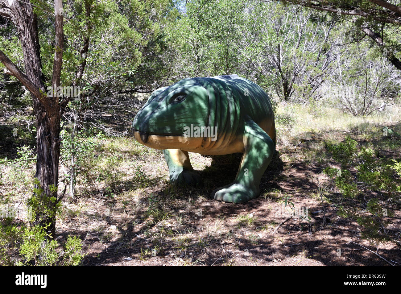 Lystrosaurus, Dinosaur World, Glen Rose, Texas, USA Stockfoto