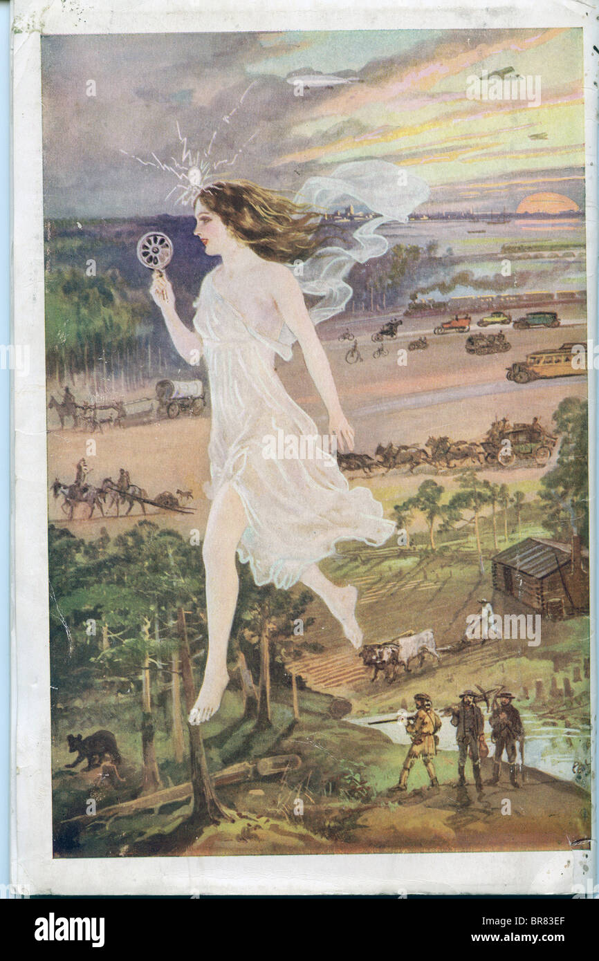 1932-Reise Magazin Werbung, USA Stockfoto