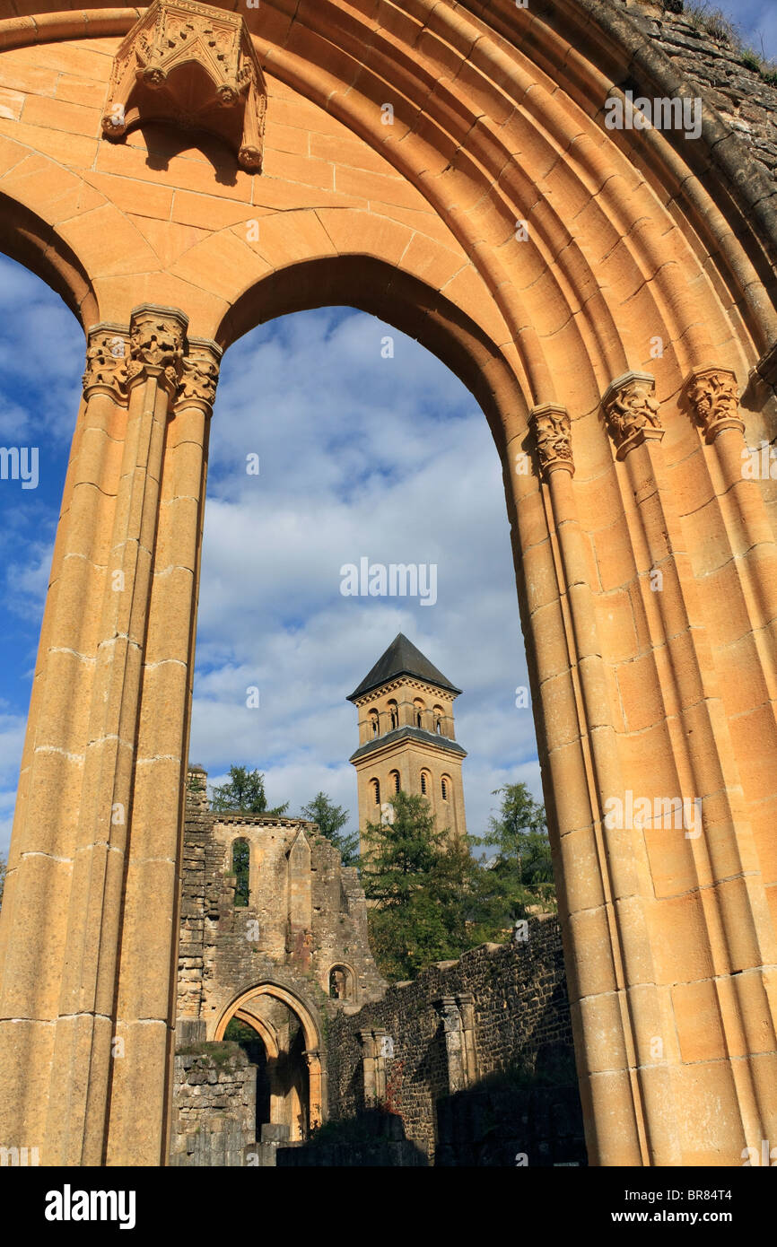 Abbaye wird (Orval Abbey) ist ein Zisterzienserkloster Gaume Region