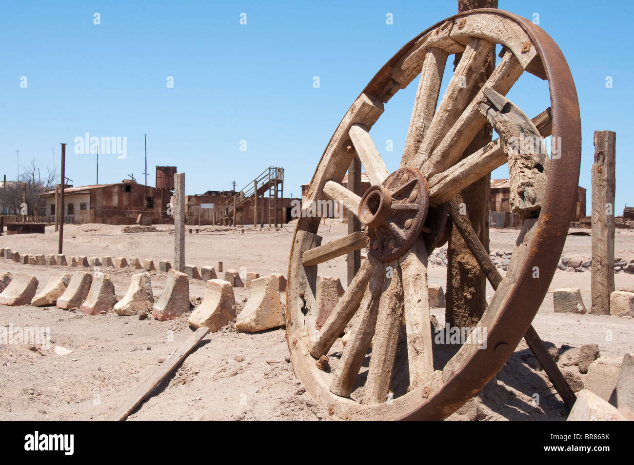 Humberstone, Chile Stockfoto