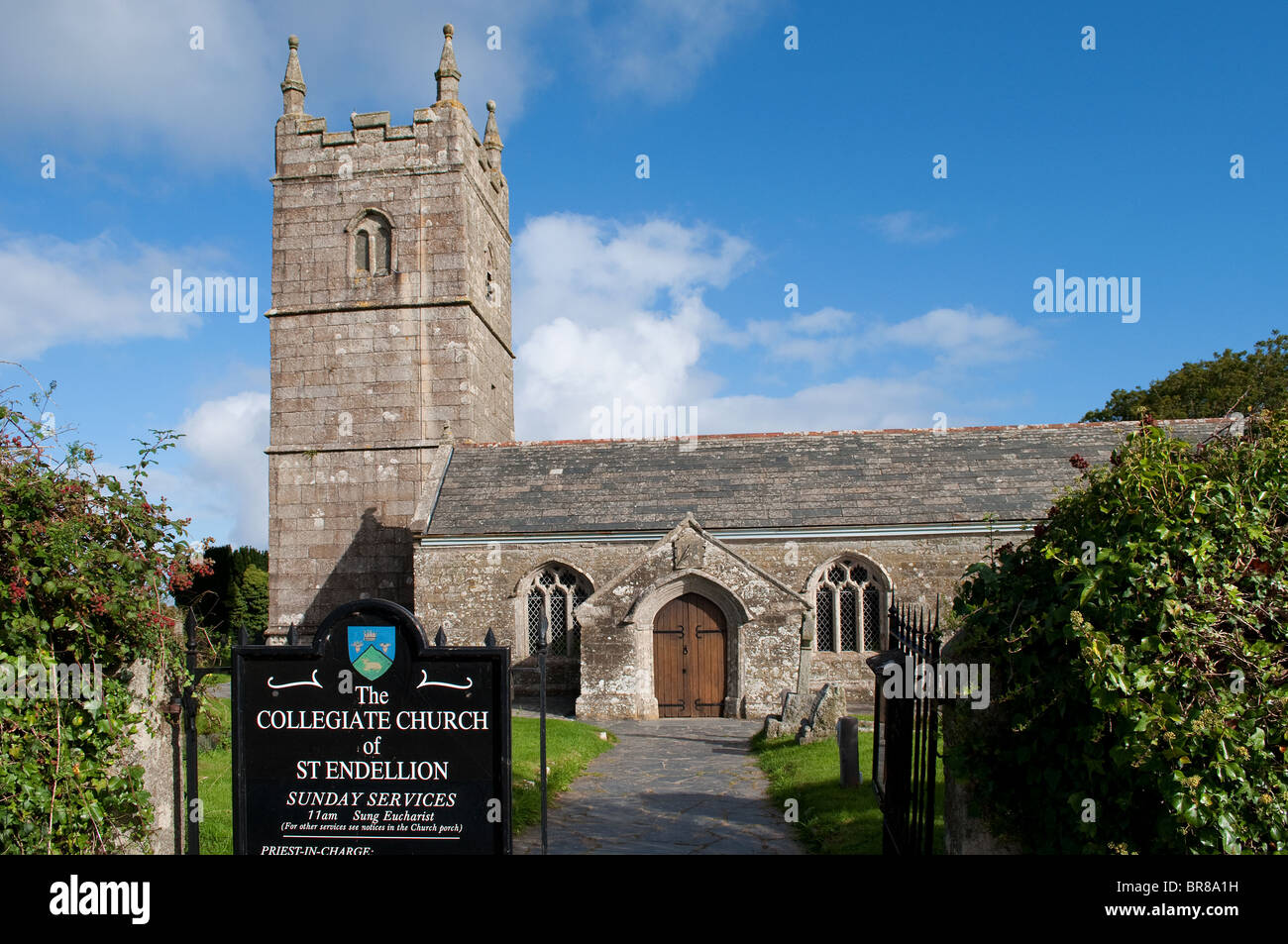 St. Endellion Kirche, Cornwall, uk Stockfoto