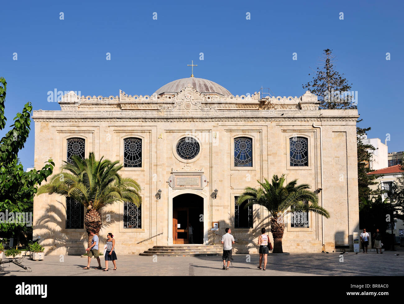 Kirche Agios Titos, Heraklion, Kreta, Griechenland Stockfoto