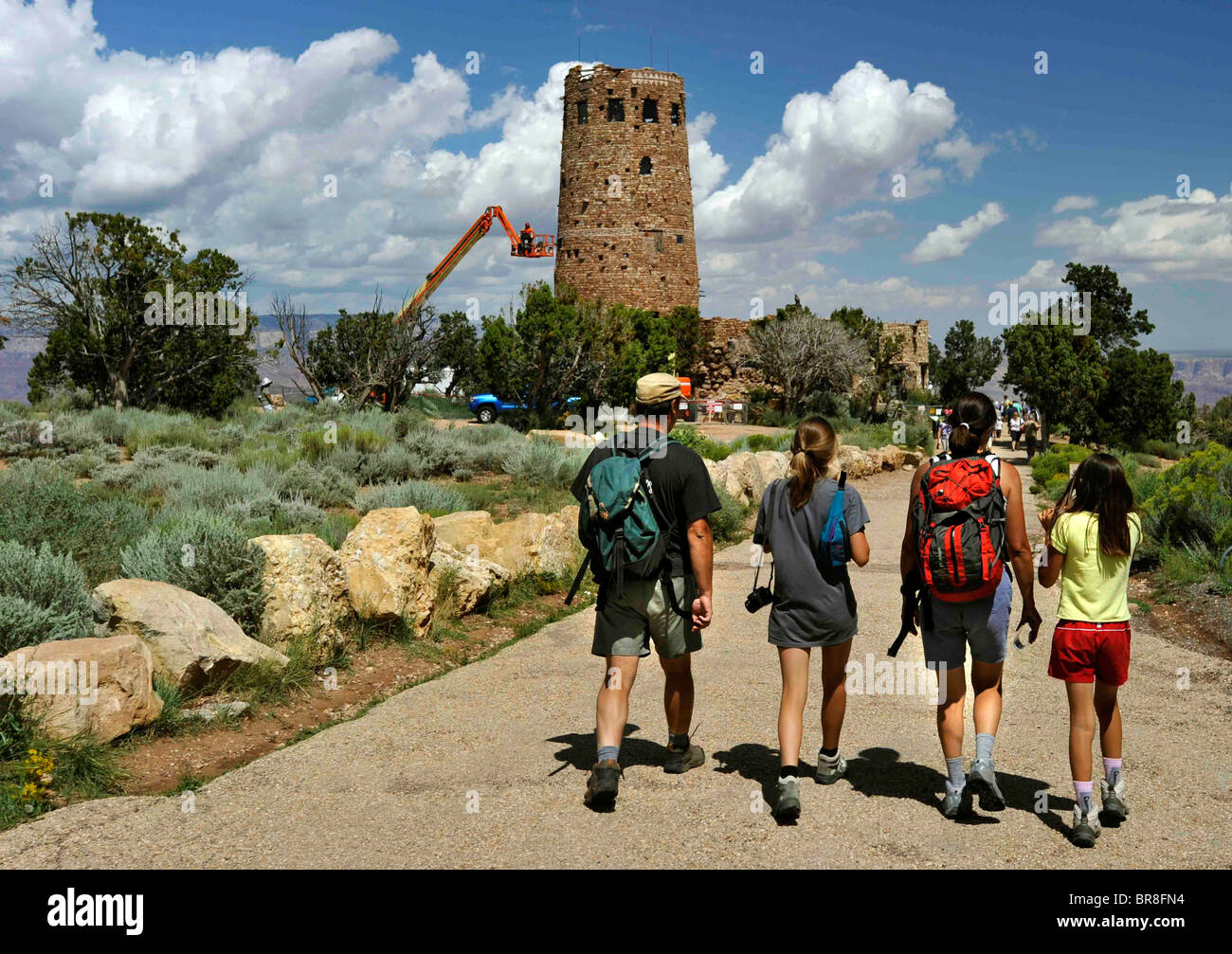 Mary Colter Wachturm Grand Canyon Stockfoto