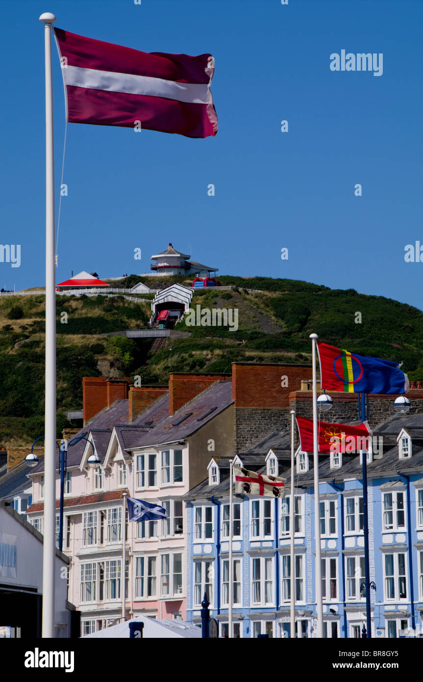 Europa, Großbritannien, Wales, Ceredigion, Aberystwyth Constitution Hill Stockfoto