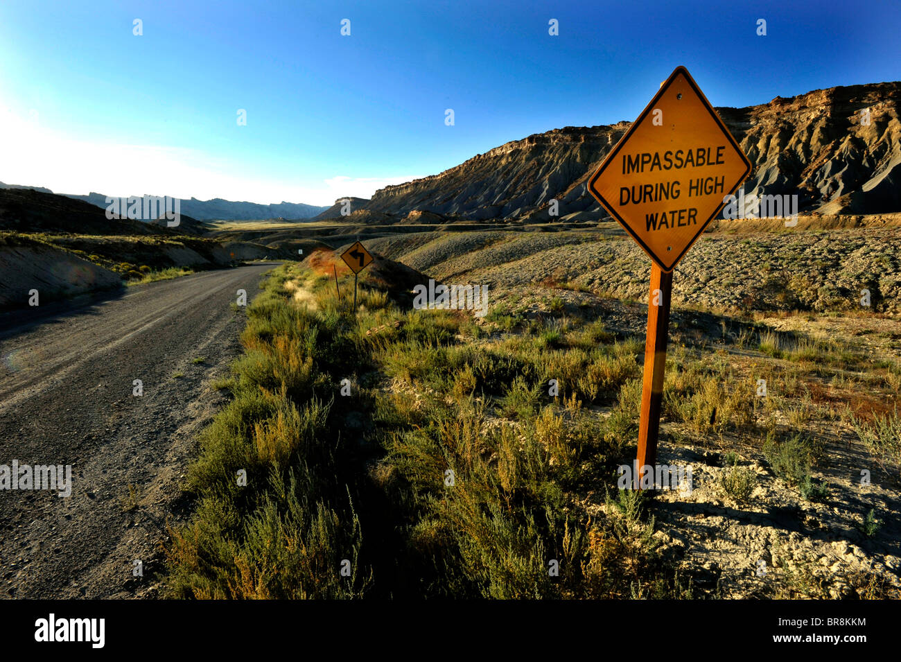 Fahren in der Wüste Southern Utah Stockfoto