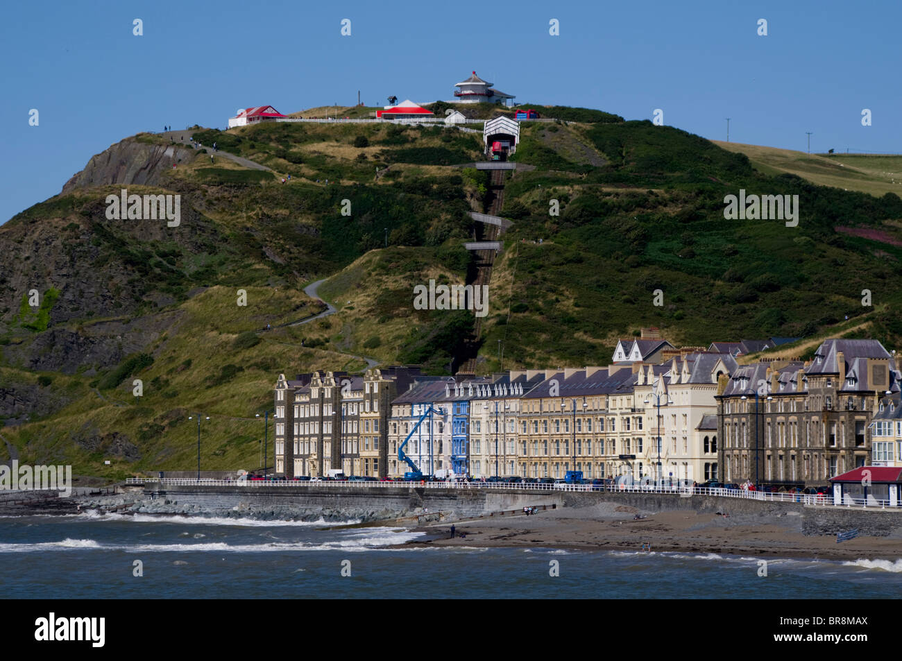 Europa, Großbritannien, Wales, Ceredigion, Aberystwyth Constitution Hill Stockfoto