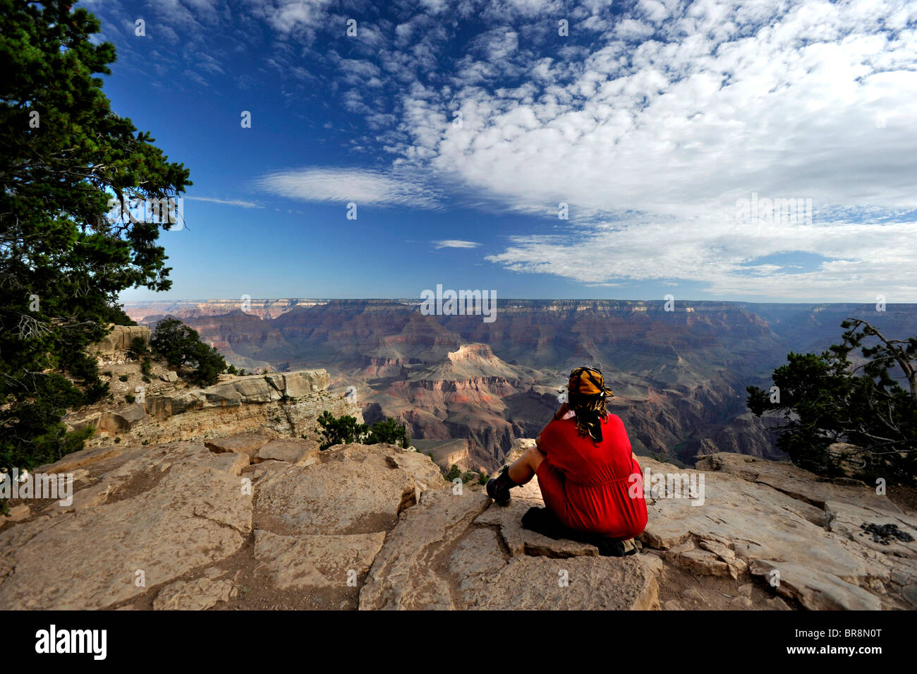 Den Rand des Grand Canyon Stockfoto