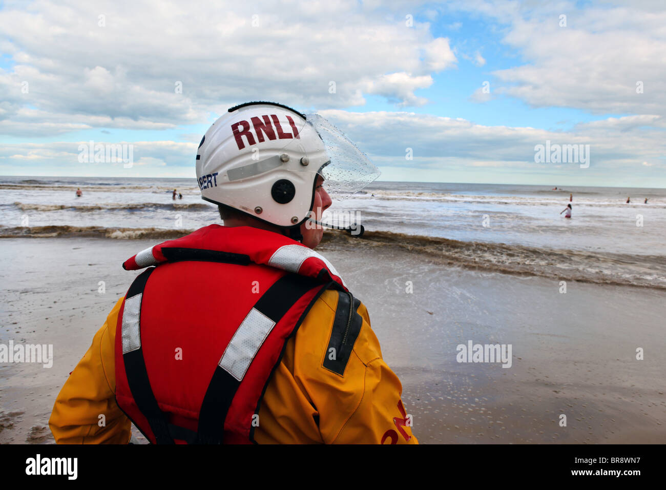 Rettungsschwimmer Stockfoto