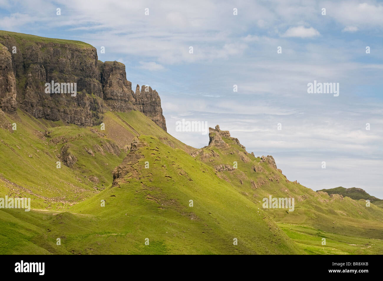 Die Quirang Isle Of Skye, Inverness-Shire, Schottland.  SCO 6621 Stockfoto