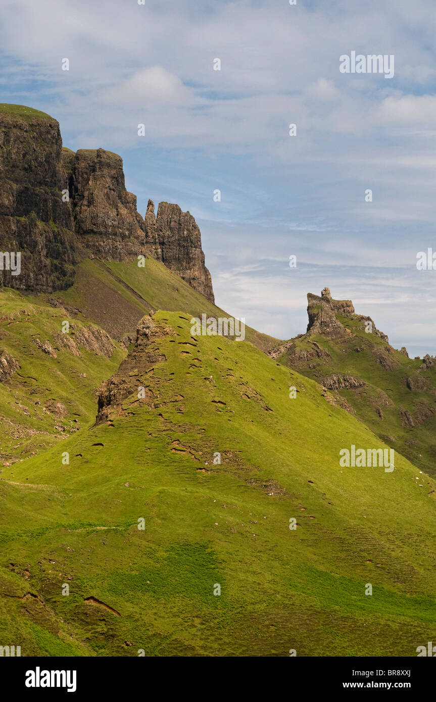 Die Quirang Isle Of Skye, Inverness-Shire, Schottland.  SCO 6622 Stockfoto