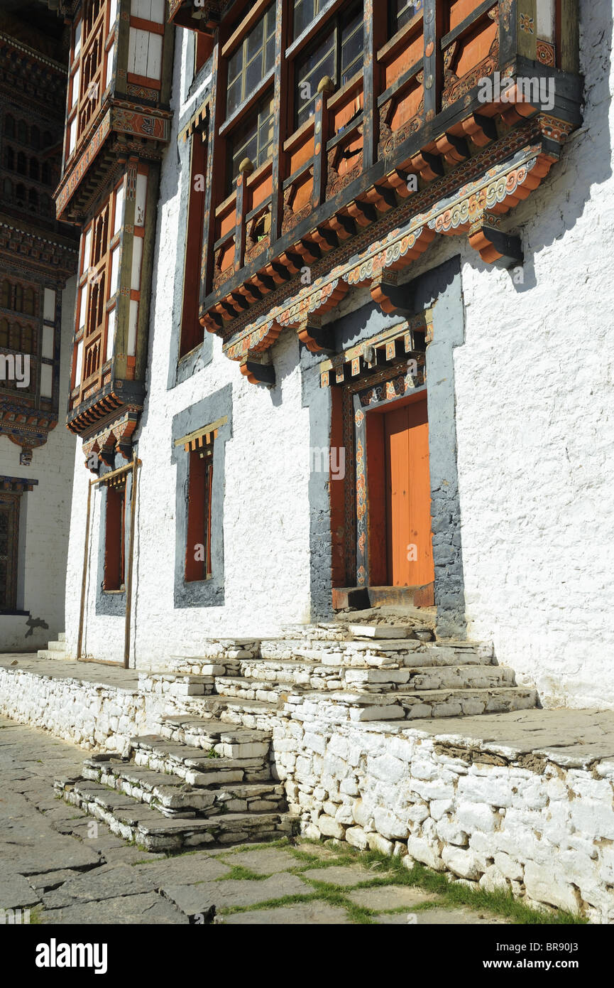 Kurje Lhakhang Tempel, Bumthang, Bhutan. Stockfoto