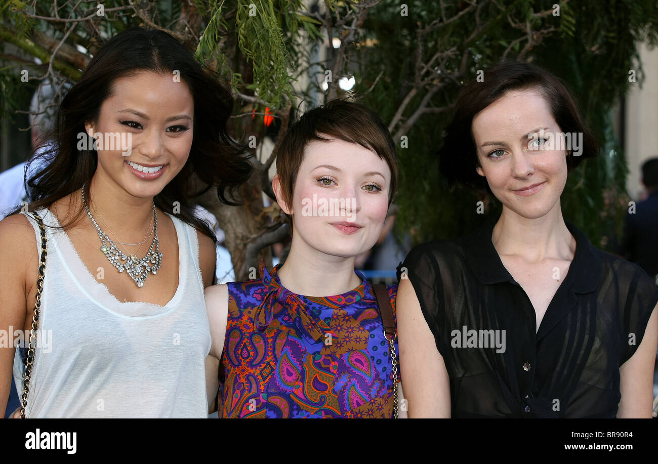 JAMIE CHUNG EMILY BROWNING JENA MALONE LEGENDE DER WÄCHTER: DIE EULEN GA'HOOLE WELT PREMIERE HOLLYWOOD LOS ANGELES C Stockfoto