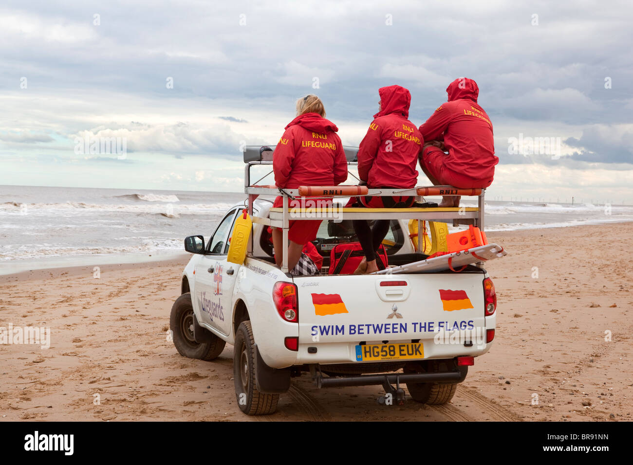 Rettungsschwimmer Stockfoto