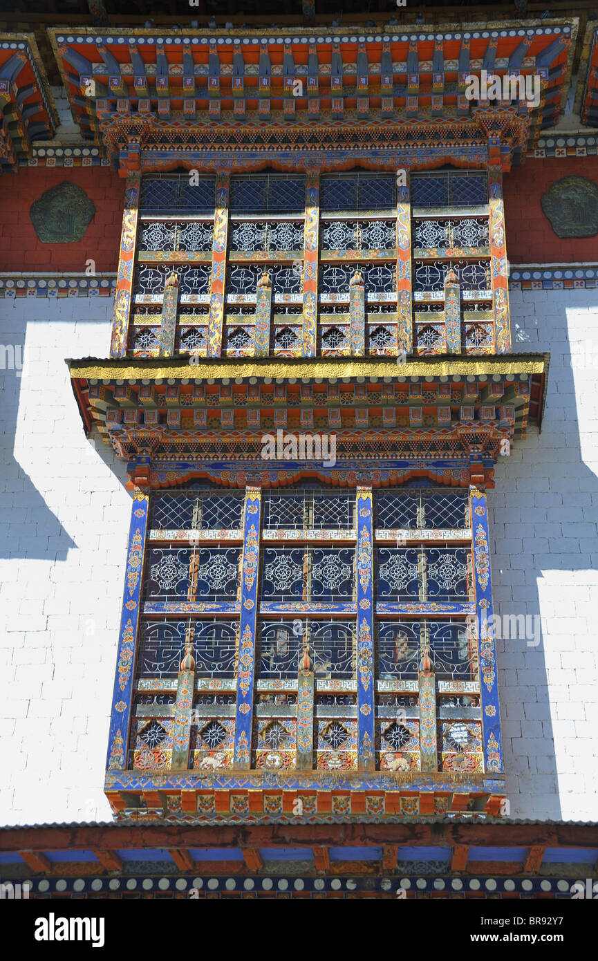 Kurje Lhakhang Tempel, Bumthang, Bhutan. Stockfoto