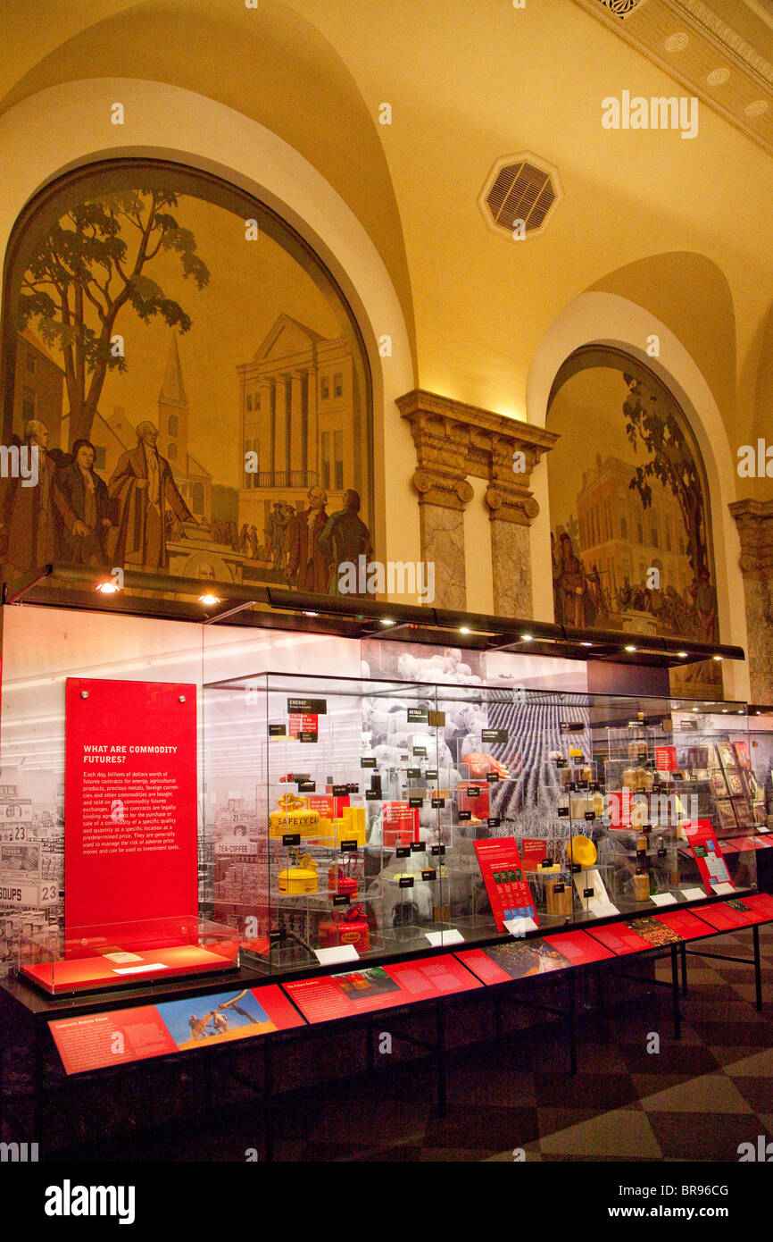 Museum of American Finance anzeigen Stockfoto