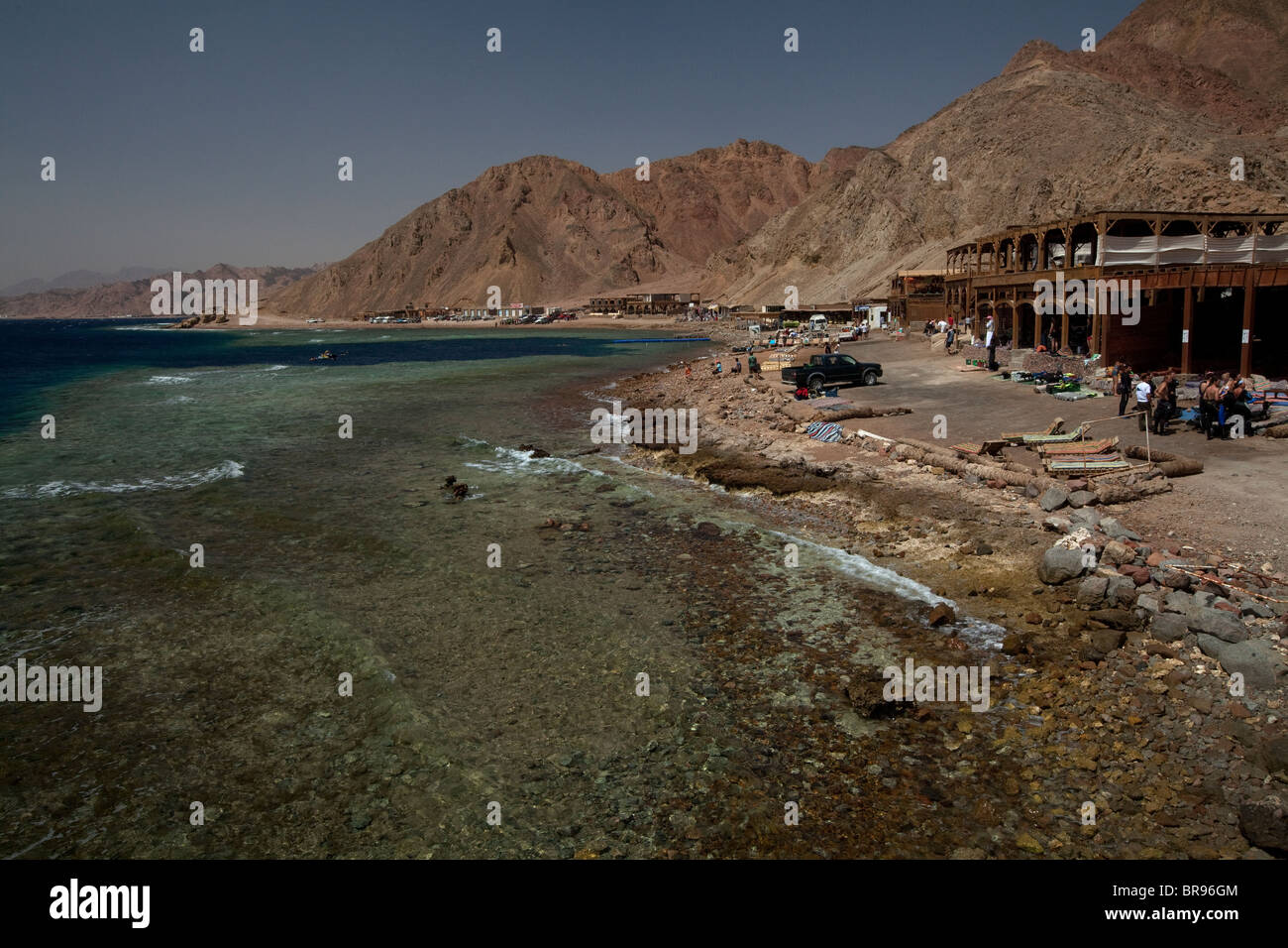 Der Tauchplatz Blue Hole, Dahab, Ägypten Stockfoto