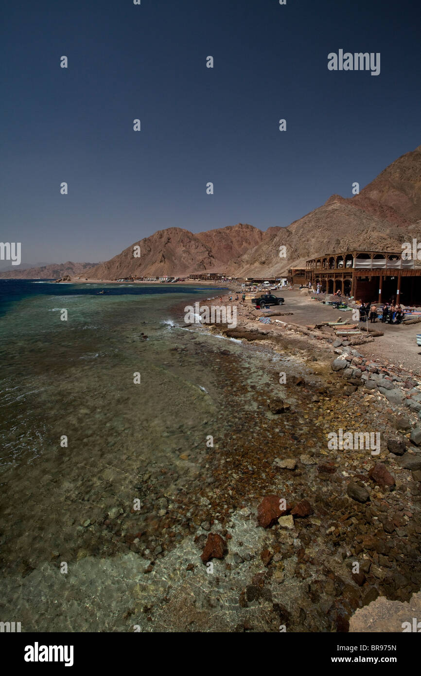 Der Tauchplatz Blue Hole, Dahab, Ägypten Stockfoto