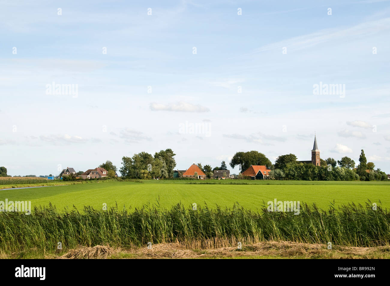 Friesland Holland Parrega Dorf Bauern Stockfoto